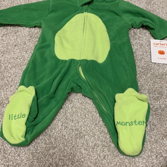 Carter’s Halloween Dinosaur/Little Monster Onesie Costume - Picture 7 of 8